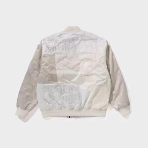 bape varsity patchwork jacket
