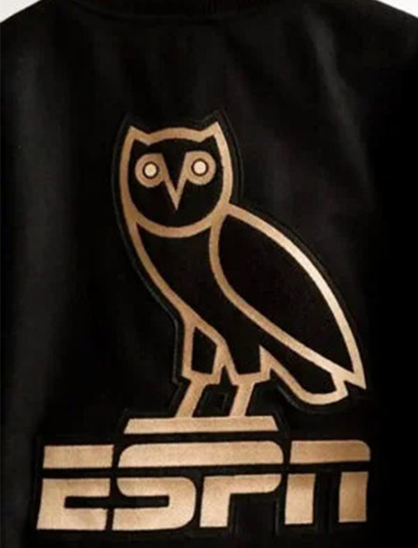 drake ovo teams up with finals espn nba 2024 varsity jacket drake ovo teams up with finals espn nba 2024 varsity jacket