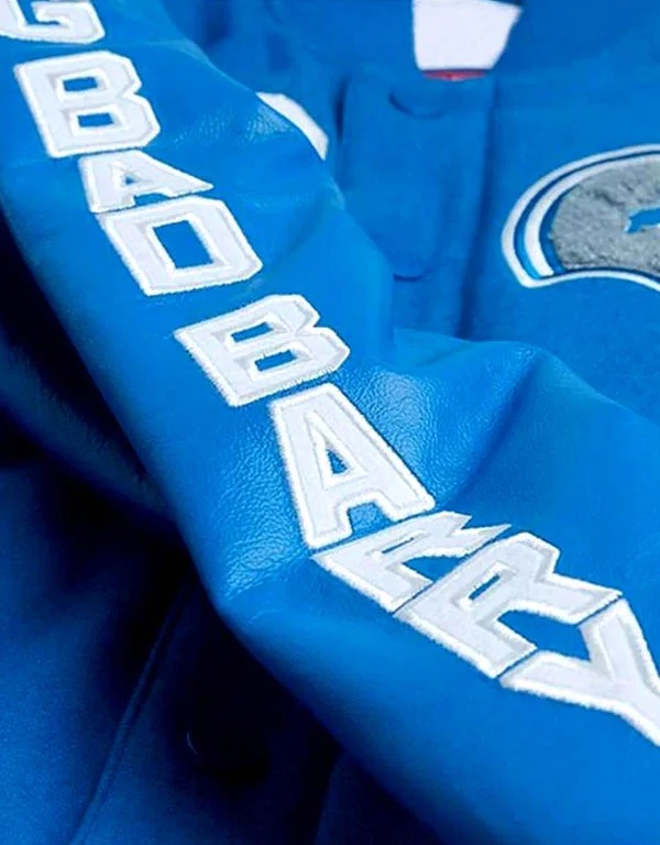 nfl detroit lions big bad barry sanders varsity blue jacket