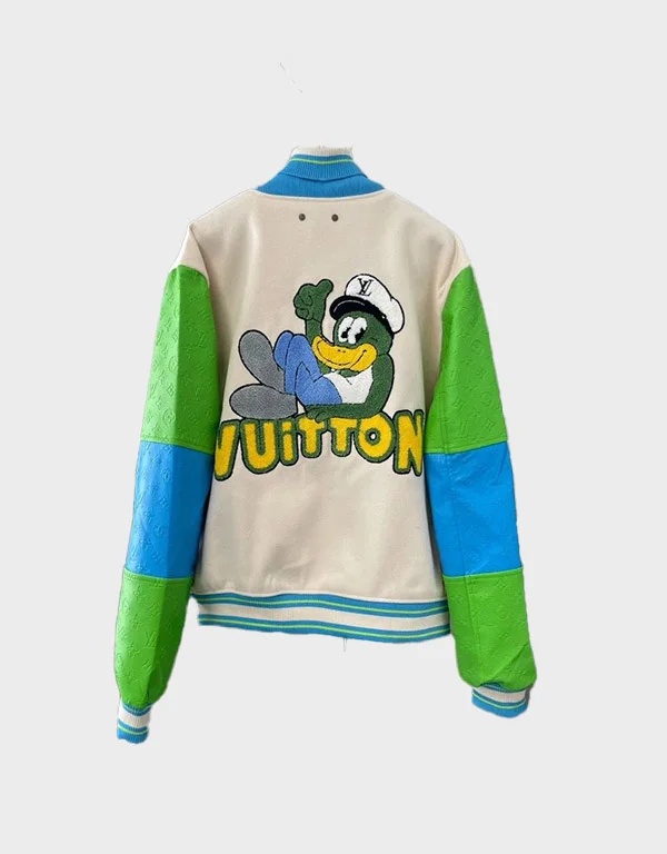 rainbow playground blouson varsity jacket rainbow playground blouson varsity jacket