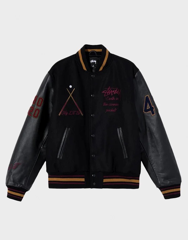 stussy 8 ball varsity jacket stussy 8 ball varsity jacket