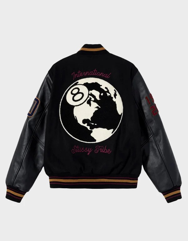 stussy varsity 8 ball jacket stussy varsity 8 ball jacket